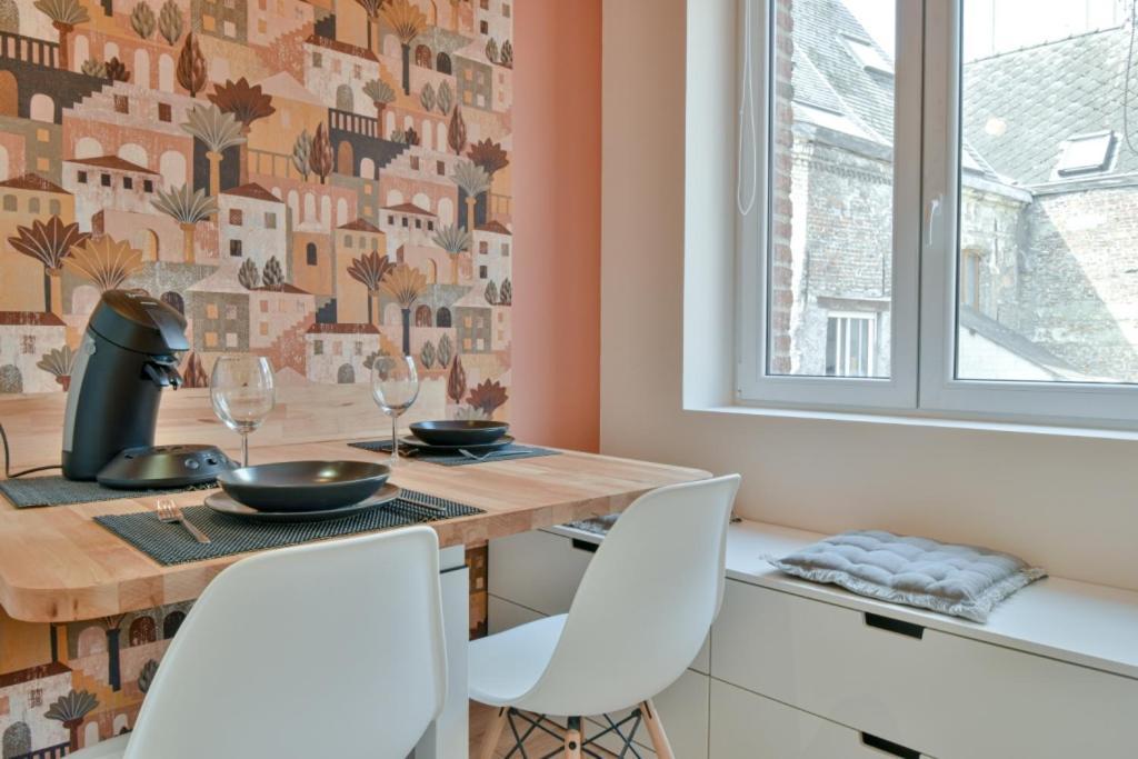 Residence Jean Hardy - Hyper Centre, Parking Gratuit, Wifi, Clim, Gare Valenciennes Luaran gambar